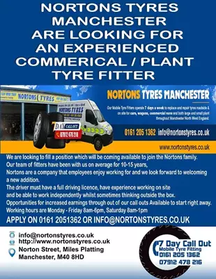Job Vacancy Tyre Fitter
